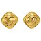 Rhombus Earrings Clip-on Gold 94p 123266 from Chanel, Set of 2 1