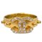 Gold Rhinestone Ring from Chanel 1