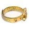 Gold Rhinestone Ring from Chanel 2