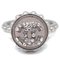 Rhinestone Silver Ring from Chanel 1