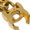 Goldene Turnlock Halskette von Chanel 4