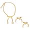 Collana con fiocco e orecchini di Christian Dior, set di 3, Immagine 1