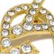 Broche de diamantes de imitación y oro de Yves Saint Laurent, Imagen 2
