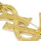 Broche de diamantes de imitación y oro de Yves Saint Laurent, Imagen 3