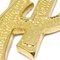Broche de diamantes de imitación y oro de Yves Saint Laurent, Imagen 4