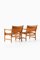 Easy Chairs in Oak and Leather by Alf Svensson, 1960s, Set of 2, Image 3