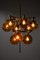 Ceiling Lamp in Brass and Amber Glass by Hans-Agne Jakobsson, 1950s, Image 6