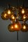 Ceiling Lamp in Brass and Amber Glass by Hans-Agne Jakobsson, 1950s 7