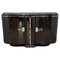 Art Deco Sideboard in Black Lacquer and Chrome, 1930, Image 1