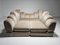 Dromedaire Sectional Sofa in Beige Mohair Velvet by Hans Hopfer for Roche Bobois, 1970s, Set of 4 2