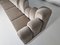 Divano componibile Dromedaire in velluto mohair beige di Hans Hopfer per Roche Bobois, anni '70, set di 4, Immagine 9