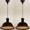 Aubergine Hanging Lamps attributed to Michael Bang for Holmegaard, 1970s, Set of 2 10