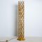 Gold-Plated and Crystal Floor Lamp attributed to Palwa, 1960s 2