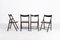 Vintage Italian Foldable Chairs, 1980s, Set of 4, Image 2