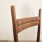 French Chairs in Teak and Straw Woven Seats, 1965, Set of 6 6