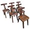 Brutalist Dining Chairs, Finland, 1965, Set of 6 1