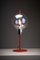 Lampe de Bureau avec Sphère en Verre Transparent Irisé pour Bag Turgi, 1960s 2