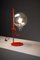 Table Lamp with Clear Iridescent Glass Sphere for Bag Turgi, 1960s 5