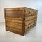 Large Plan Chest with Wooden Handles, 1940s 2