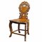 Swiss Marquetry Chair in Walnut, 1890s, Image 2
