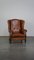 Sheep Leather Wing Chair 1