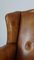 Sheep Leather Wing Chair 11