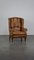 Sheep Leather Wing Chair, Image 1