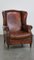 Large Sheep Leather Wing Chair 2