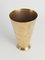 Scandinavian Modern Handmade Conical Brass Vase, Sweden, 1949 19