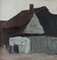 Muted Abode, Peinture à l'Huile, 1950s, Encadré 10