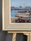 Cantiere navale, Dipinto ad olio, anni '50, con cornice, Immagine 4