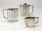 Silver Coffee Service attributed to Gio Ponti, 1930s, Set of 5, Image 4