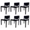 Model 122 Chairs attributed to Vico Magistretti for Cassina, Italy, 1960s, Set of 6 1