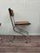Italienische Design Stühle aus verchromtem Metall & Wiener Stroh, 1970er, 6 . Set 7