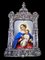 Plaque de Dévotion à la Vierge à l'Enfant en Émail et Monture en Argent, 1890 14