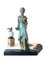 Girl with Pigeons, 1930s, Marble, Image 1