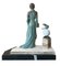 Girl with Pigeons, 1930s, Marble, Image 8
