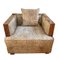 Large Art Deco Lounge Chair 7