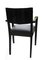 Set of Vintage Art Deco Armchairs in Black 3