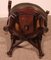 Butaca de escritorio victoriana de caoba, siglo XIX, Imagen 12