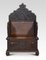 19th Century Carved Ceremonial Armchairs, 1880, Set of 2, Image 7