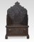 19th Century Carved Ceremonial Armchairs, 1880, Set of 2, Image 9
