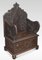19th Century Carved Ceremonial Armchairs, 1880, Set of 2, Image 5
