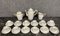 19th Century Lyonnaise Porcelain Coffee Service, 1880s, Set of 27 9