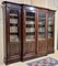 Large Louis Philippe 4-Door Bookcase in Mahogany and Oak 3