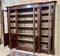 Large Louis Philippe 4-Door Bookcase in Mahogany and Oak 5