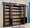 Large Louis Philippe 4-Door Bookcase in Mahogany and Oak 6