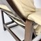 Scandinavian Leather and Oak and Birch Lounge Chair, 1960s, Image 5