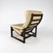 Scandinavian Leather and Oak and Birch Lounge Chair, 1960s, Image 2