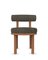 Moca Chair in Safire 01 Fabric and Smoked Oak by Studio Rig for Collector 1